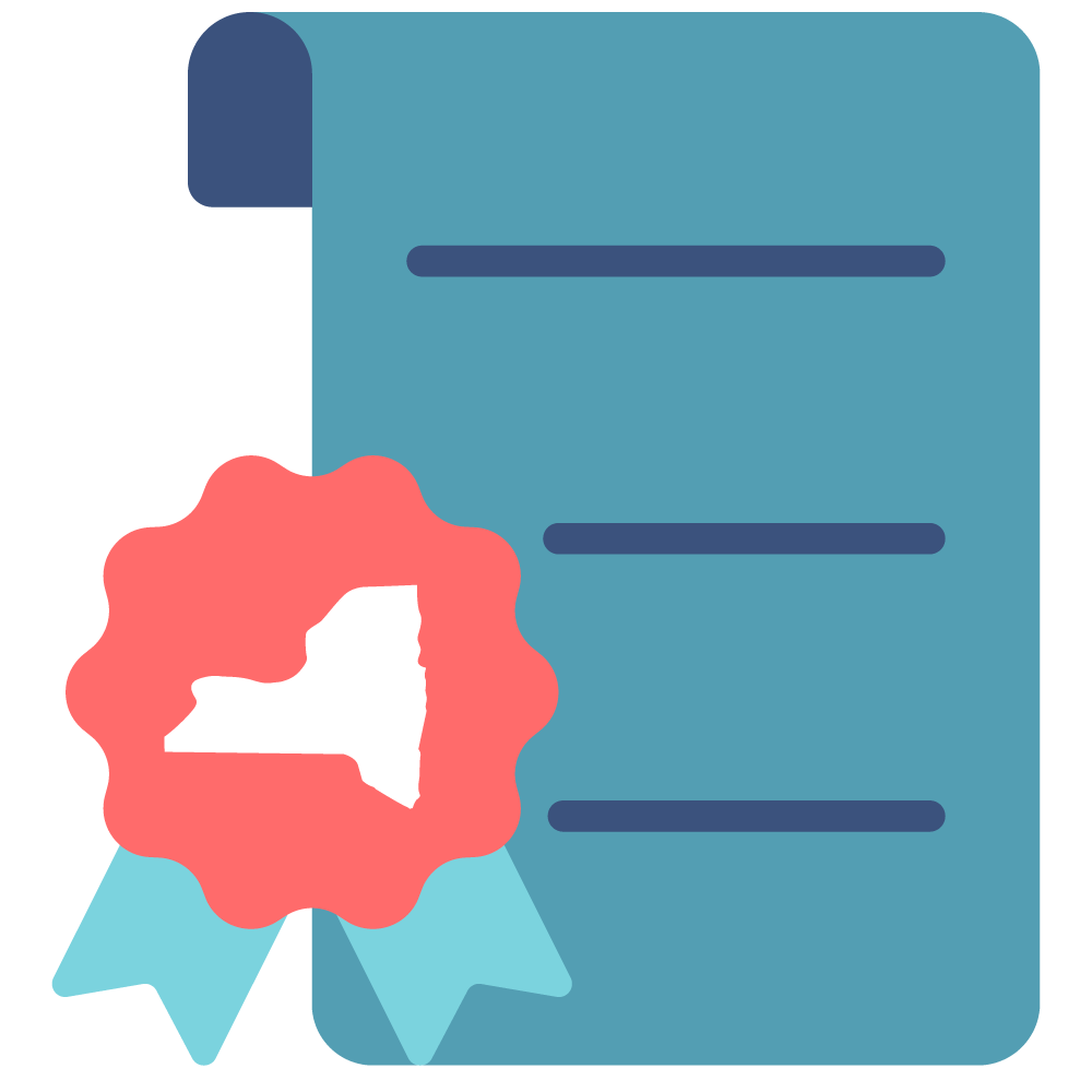 New York certification requirements